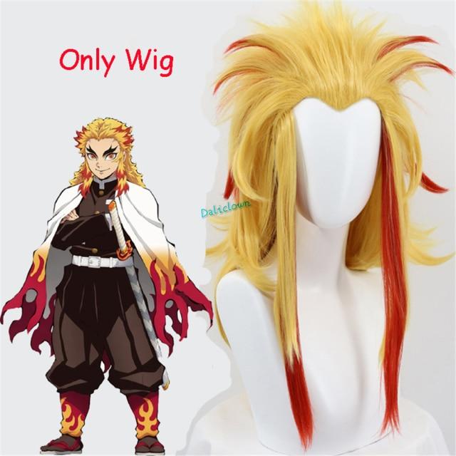 Rengoku Demon Slayer Wig and Costume | All Sizes